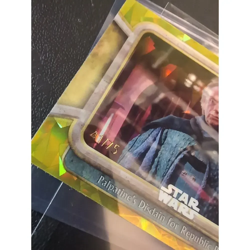2024 Topps Chrome Sapphire Star Wars: The Phantom Menace #57 Palpatine Gold /50